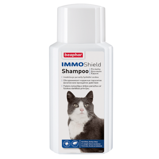 B141784 Beaphar IMMO SHIELD SHAMPOO CAT 200ml (pak6)