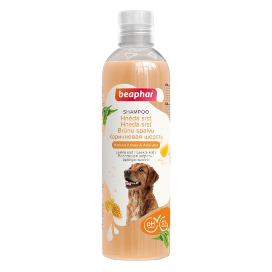 B142064 Beaphar Brown Coat Shampoo Dog, 250ml (pak6)