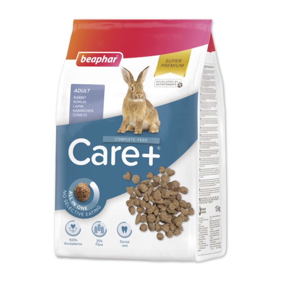 B184033 Beaphar CARE+RABBIT 1.5kg (pak4)