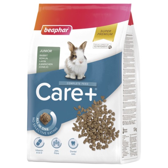 B184071 Beaphar CARE+RABBIT JUNIOR 1.5kg (pak4)