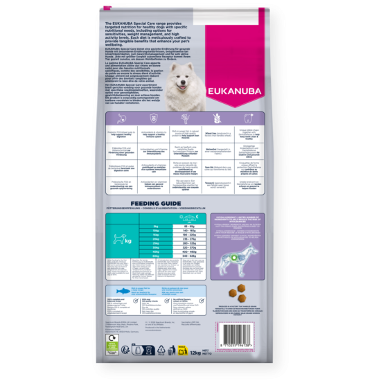 E96138 Euk Daily Care Sensitive Skin All Breeds 12 kg