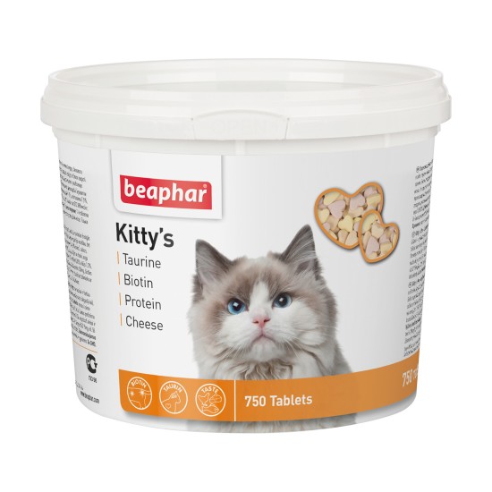 B125951 Beaphar KITTY'S MIX, 750tab. (pak6)