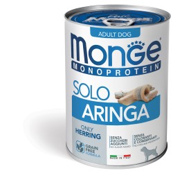 M14595 Monge Monoproteico Solo - Wet Dog Pate 100% Herring 400g (pak24)