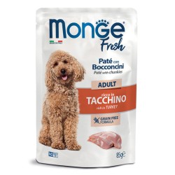 M01152 Monge Fresh - Pouches Dog Adult Turkey 85g (pak28)