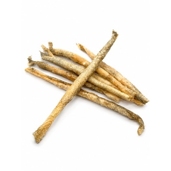 R70608 RDF-3004 REAL DOG SNACKS Jūrų ešerių odos ritiniai 200g