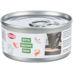 3.4_42692 TRIXIE Sriuba katėms su vištiena ir lašiša, 4 × 80 g (pak.4)