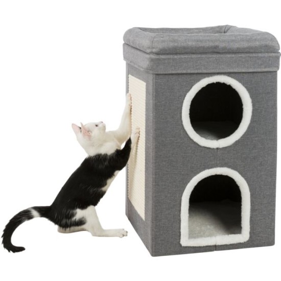 3.6_44433 TRIXIE Draskyklė Saul Cat, 64 cm, pilka