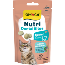 02.428086 GIMCAT NUTRI DENTAL BITES (su katžole ir dumbliais) 40 G (pak8)