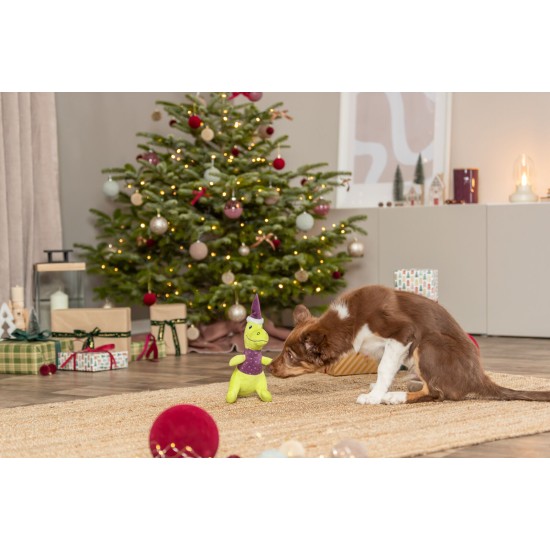 TRX_927167 TRIXIE Xmas Dinozauras, pliušas, 26 cm, su garsu (pak.3)