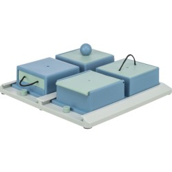 1.8_32012 TRIXIE Dog Activity Poker Box 1 strateginis žaidimas, 31x31 cm