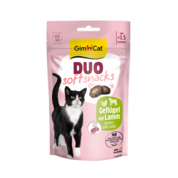 02.422305 Gimcat Minkšti skanėstai su paukštiena ir ėriena 50 gr