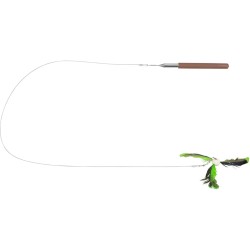 3.5_45744 TRIXIE Meškerė teleskopinė su spyruokle, metalinė, 120 cm (pak.4)