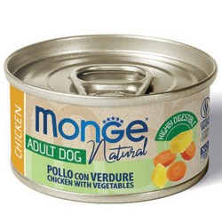 M06965 Monge Dog - Wet Food Cans Chicken with vegetable 95 g (24vnt)
