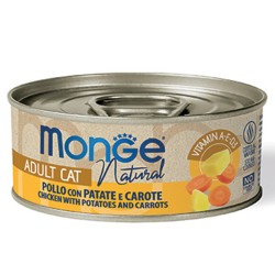 M07313 Monge Delicate - Wet Cat Chicken with carrot & potatoes 80 g