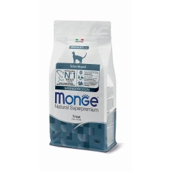 M05494 Monge Dry Cat Sterilised Trout Monoprotein 1,5 kg