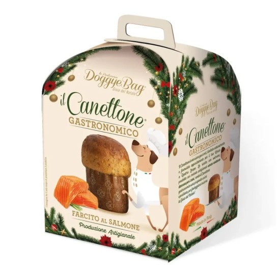 DB60105 DoggyeBag CANETTONE - GOURMET with SALMON 125 g (pak9)