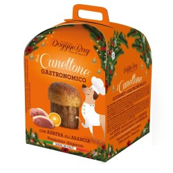 DB64264 DoggyeBag CANETTONE - GOURMET with DUCK, ORANGE FLAVOURED 125 g (pak9)
