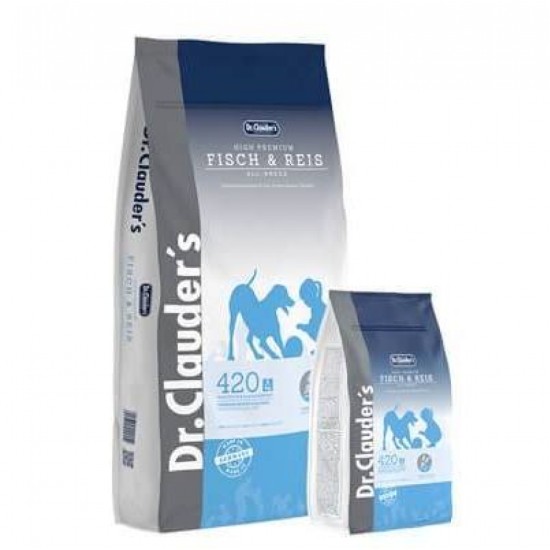 DR. CLAUDER’S SENSITIVE Fish & Rice sausas maistas šunims su žuvimi ir ryžiais 15kg DR. CLAUDER’S SENSITIVE Fish & Rice sausas maistas šunims su žuvimi ir ryžiais 15kg