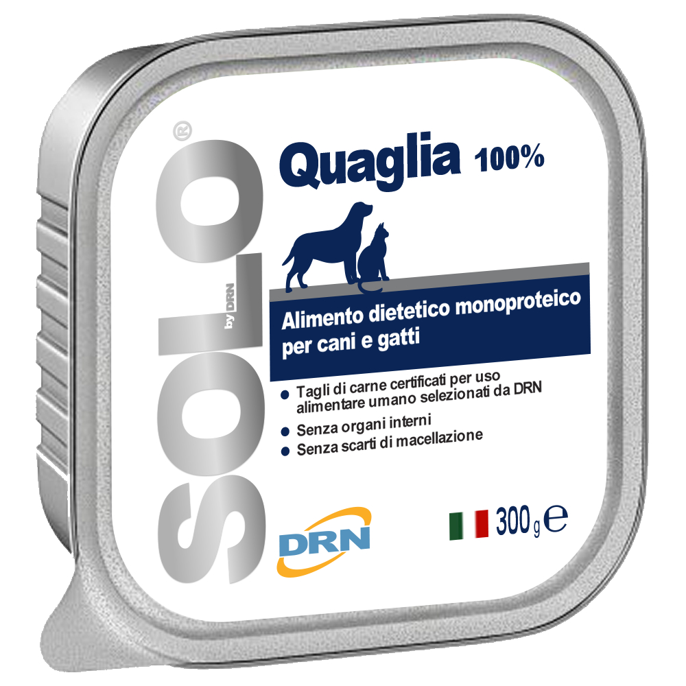Solo Quaglia konservai šunims ir katėms su putpele